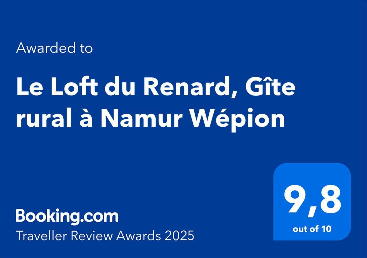 Le Loft Du Renard, Gite Rural A Namur Wepion ภายนอก รูปภาพ